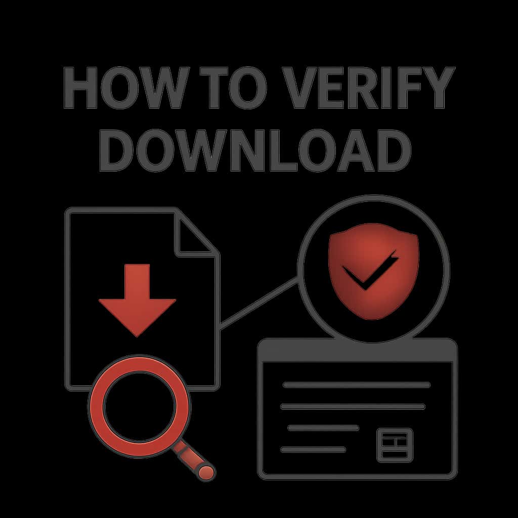 Diagram explaining verification process for Yono777 download.