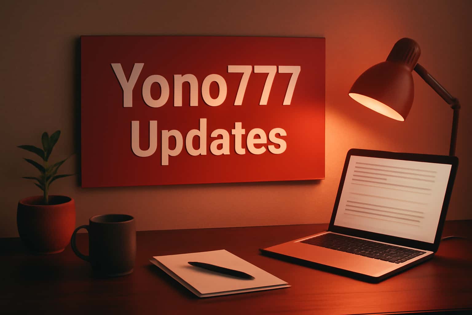 Informational graphic about Yono777 updates.