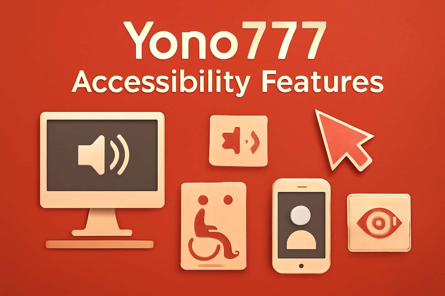 Informative visual about Yono777 Accessibility Features.