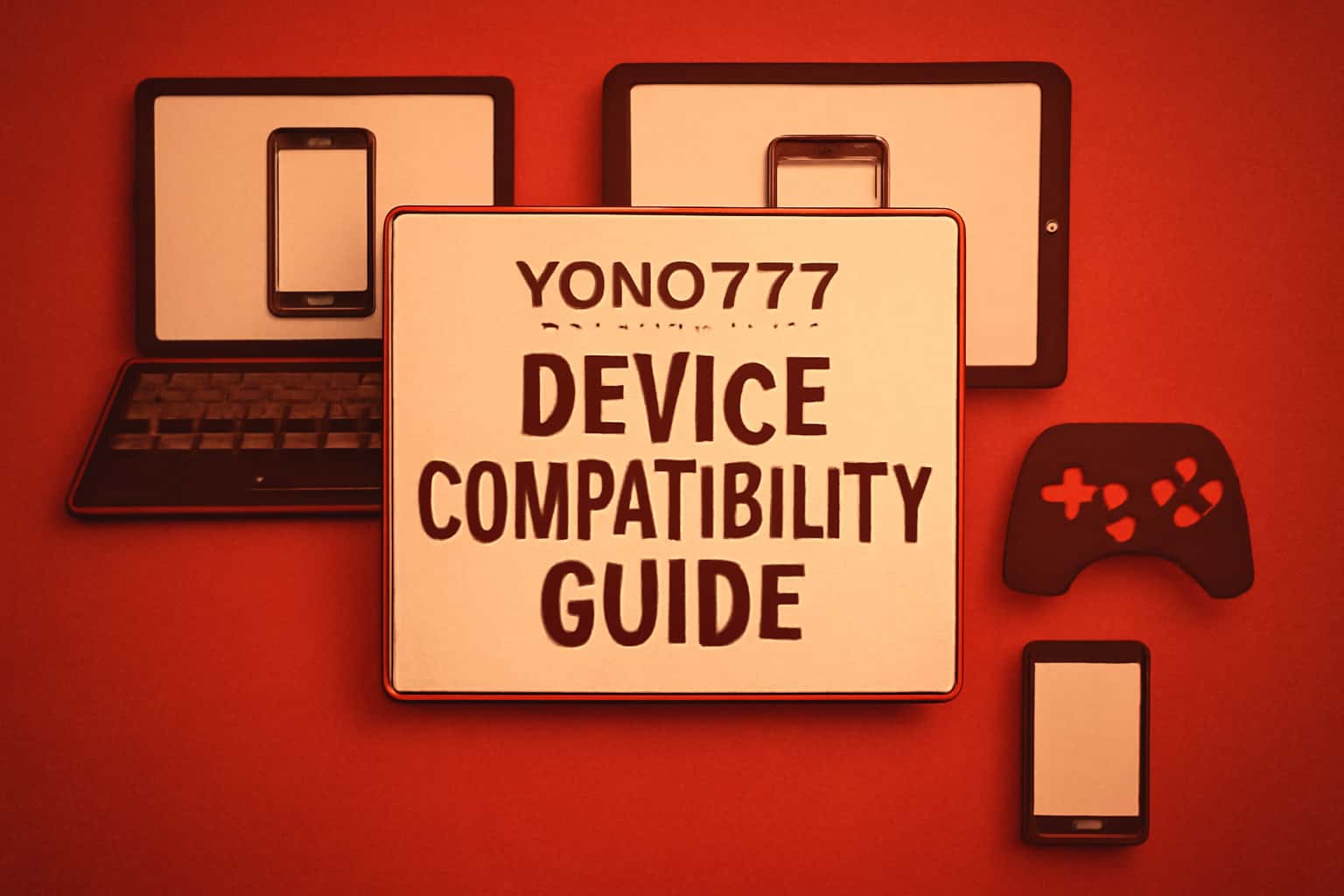 Informational scene related to Yono777 Device Compatibility Guide.