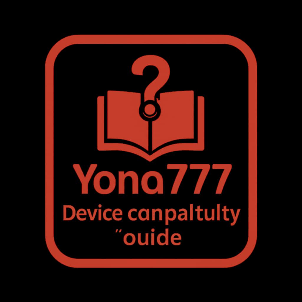 Icon representing Yono777 Device Compatibility Guide.