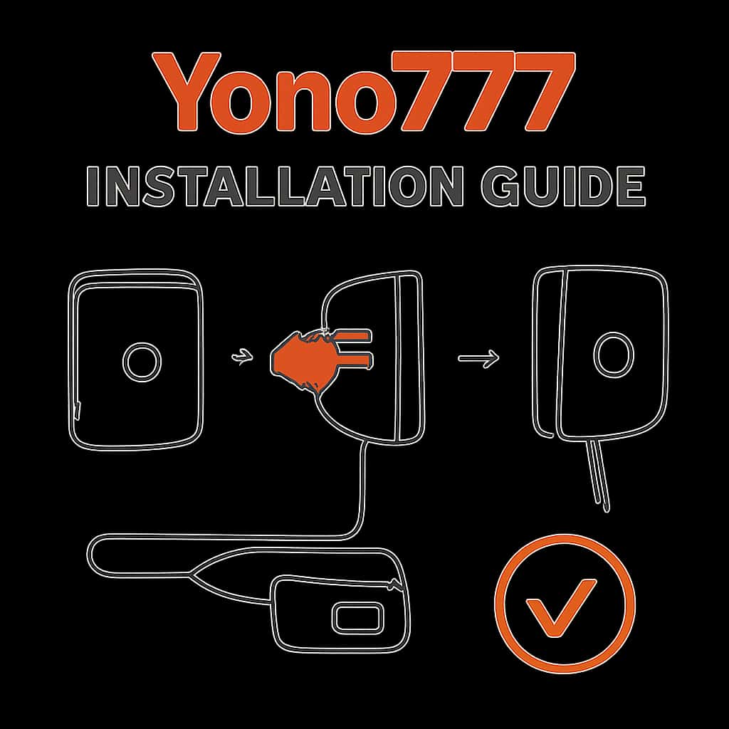 Illustration of Yono777 installation requirements.
