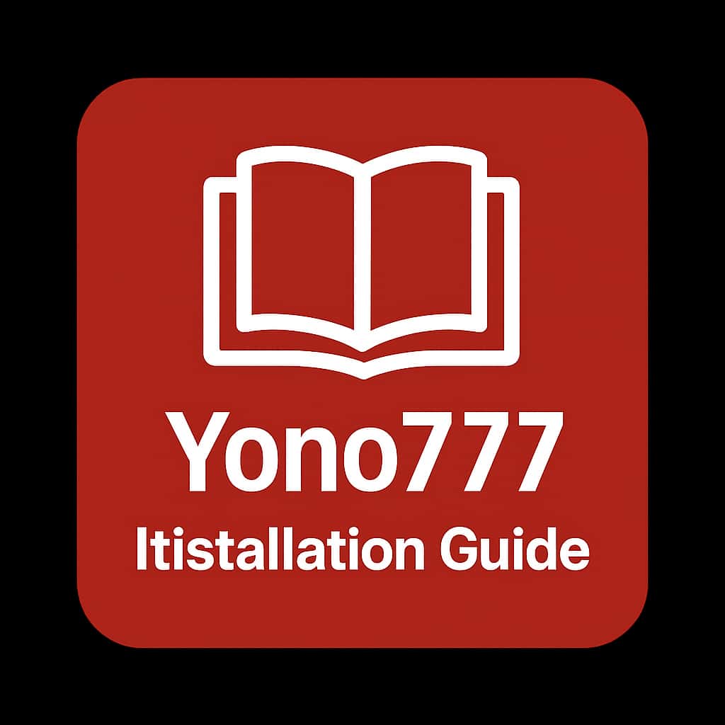 Yono777 Installation Guide badge.