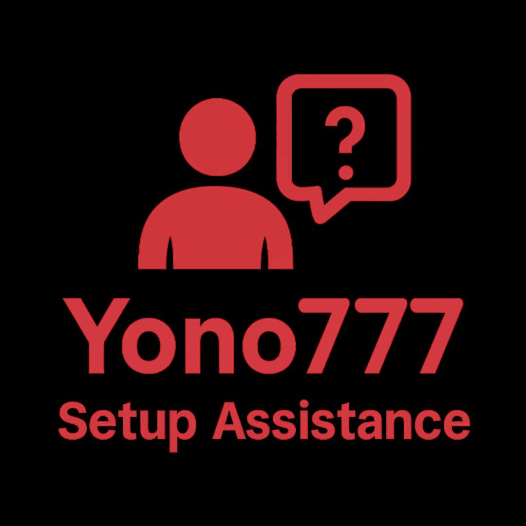 An icon representing Yono777 setup assistance.
